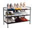 Étagère à chaussures 3 niveaux (12 paires) empilable en résine-672090940