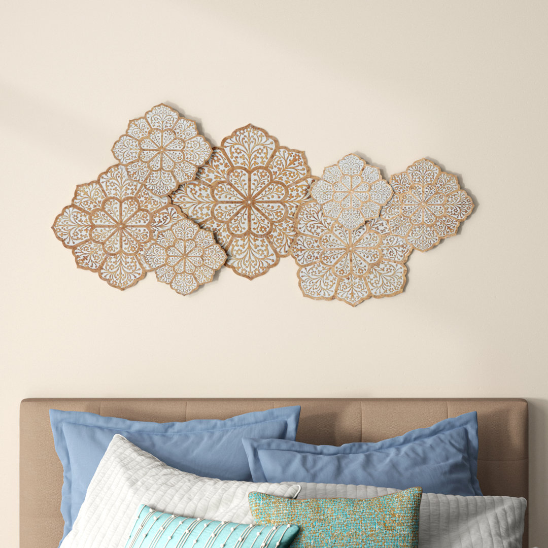 Boho Abstract Wall Decor on Solid Wood Langley Street®