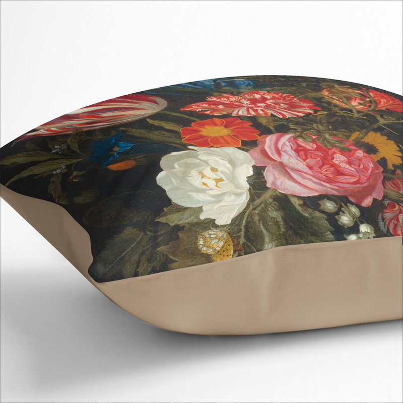 Square Cushion, 40cm H x 40cm W x 15cm D, Stone