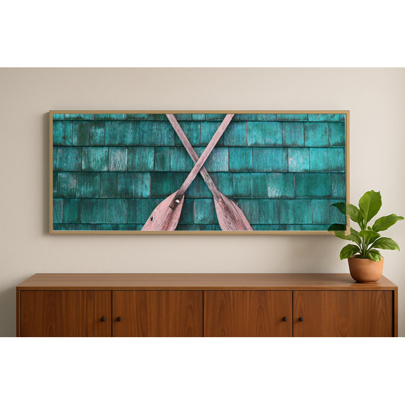 Gibbs Print, 13.75" H x 37.75" W, Natural Oak