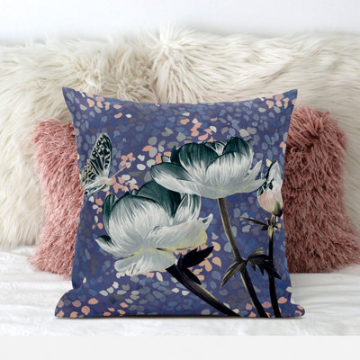 Floral Square Throw Cushion