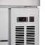 Armoire de rangement de 72 po à base commerciale pour réfrigérateur pour aliments froids, ingrédients frais et condiments, tiroirs coulissants réfrigérés, roulettes, homologué ETL