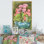 Herbal Tea Bergenia Botanical - décoration murale en toile de ferme