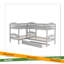 Lit simple en L avec lit gigogne-111260523