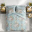 Cozy Blue Multi Bedding Sets, Polyester Comfort, Elegant Farmhouse Style