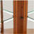 Corner Curio Cabinet with 5 Shelves and Lighting System, Oak(E26 light bulb not included)