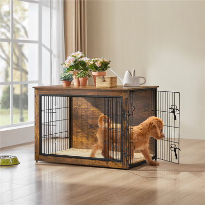Metal Pet Crate with 2 Doors