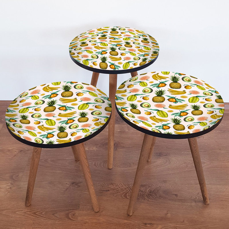 Tables gigognes 3 pieds Bartsch