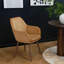 46cm H Upholstered Metal Upholstered Back Armchair-1903123970-1903123975
