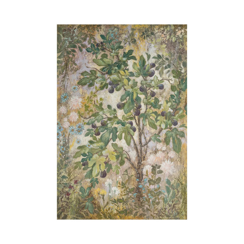 Fig Tree by Lisa Marie Kindley - Wrapped Canvas Painting, 20.32 cm H x 30.48 cm W