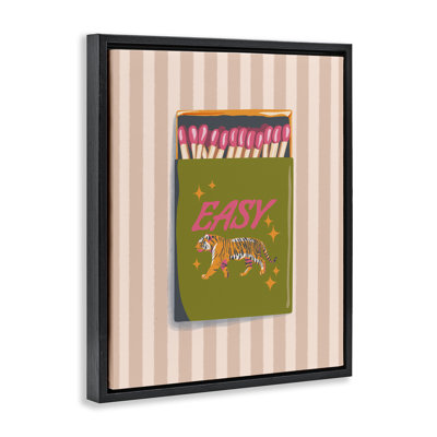 Cadre flottant Easy Tiger Retro, par Elyse Anastacia