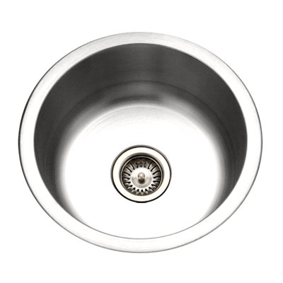 Club 17.5'' L Single Bowl Stainless Steel Kitchen Sink