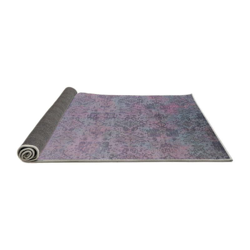 Tapis mauve de style sud-ouest, Rond 6 pi