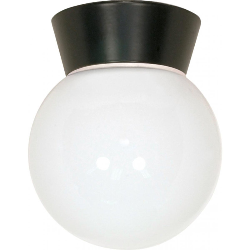 Chapin 1 - Bulb Outdoor Semi Flush Mount, Bronzotic