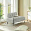 Canapé moderne à deux places en velours avec dossier et table d'appoint rotative à 360 ° - Repose-pieds, banc multiusage, ensemble de bureau et de chaise, conception peu encombrante-952032694