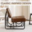 Fauteuil d'appoint rembourré sans accoudoirs