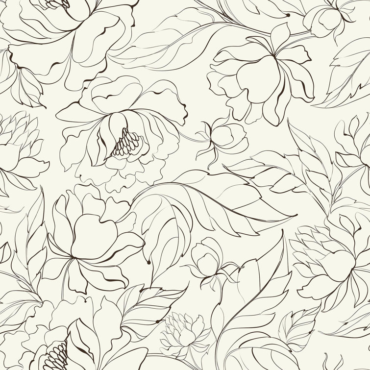 Michelet Peel & Stick Floral Wallpaper