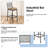 2 - Person Patio Dining Set with Rectangular Table , Cushions Included-387432143-387254661