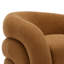 Fauteuil demi-tonneau pivotant rembourré Aunna-249351913
