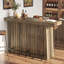 Table de bar avec rangement à 2 niveaux et repose-pieds