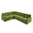 L-Shaped Sectional Sofa with Pull-Out Bed