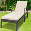 Chaise longue d'extérieur en rotin et osier-129694782