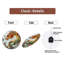 Horloge murale dragon vitrail - 12 po