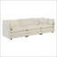 Ensemble de canapé modulaire 2 pièces, canapé 3 places et chaise simple, ensemble de canapé modulaire avec coussins