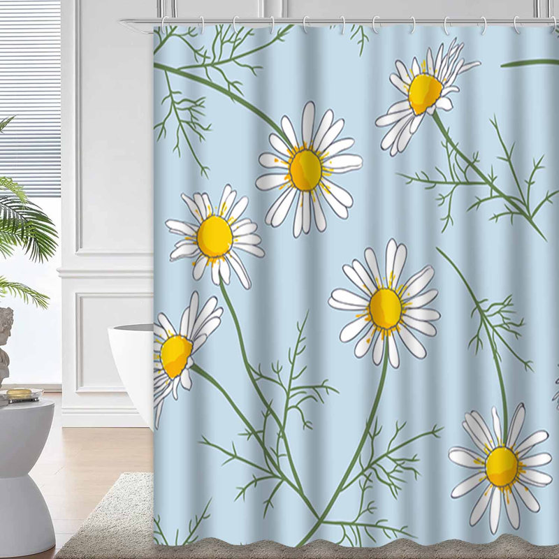 Rideau de douche Daisy, L 72 po x l 72 po