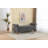 Flax Fabric Storage Bench Shoe-Changing Stool
