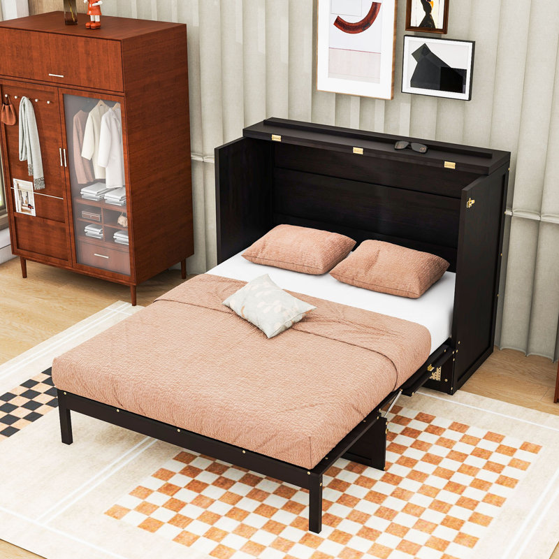 Murphy Bed with Large Storage Drawers