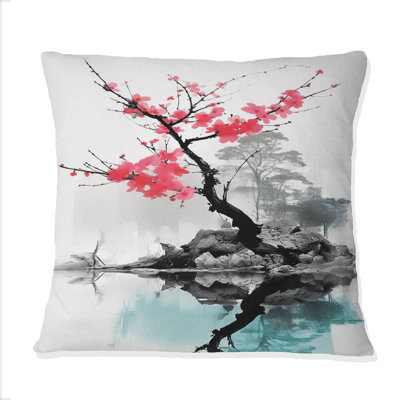 Coussin décoratif Asian Art Sumi Lake I - Asian Art