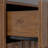 2-Drawer Fluted End Table With Solid Wood Legs, Storage Side Table For Living Room/Bedroom
