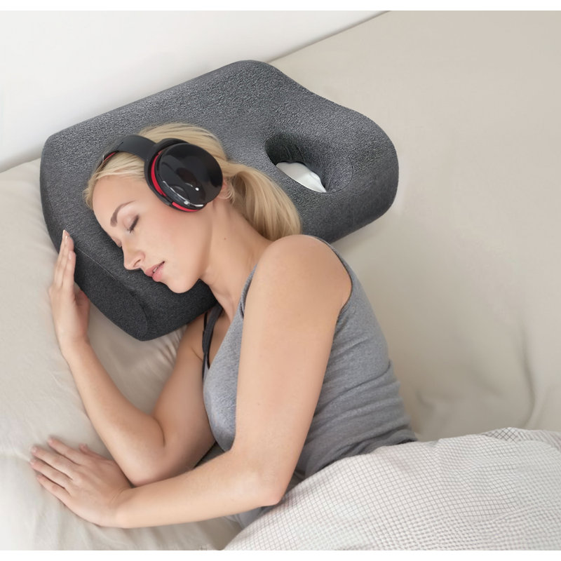 Black Free Form Cushion