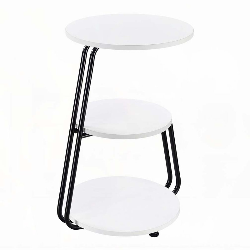 Table d'appoint ronde à 3 niveaux Dixon