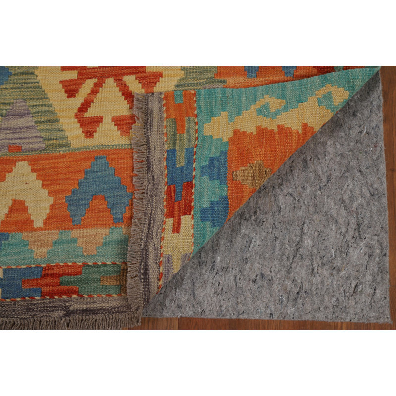 Kilim Reversible Wool Area Rug 7x10
