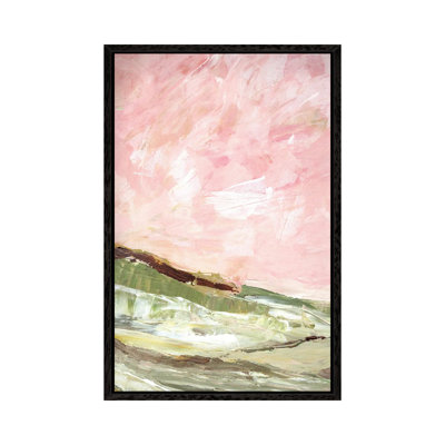 Green & Pink Hills I by Marcy Chapman - Gallery-Wrapped Canvas Giclée on Canvas