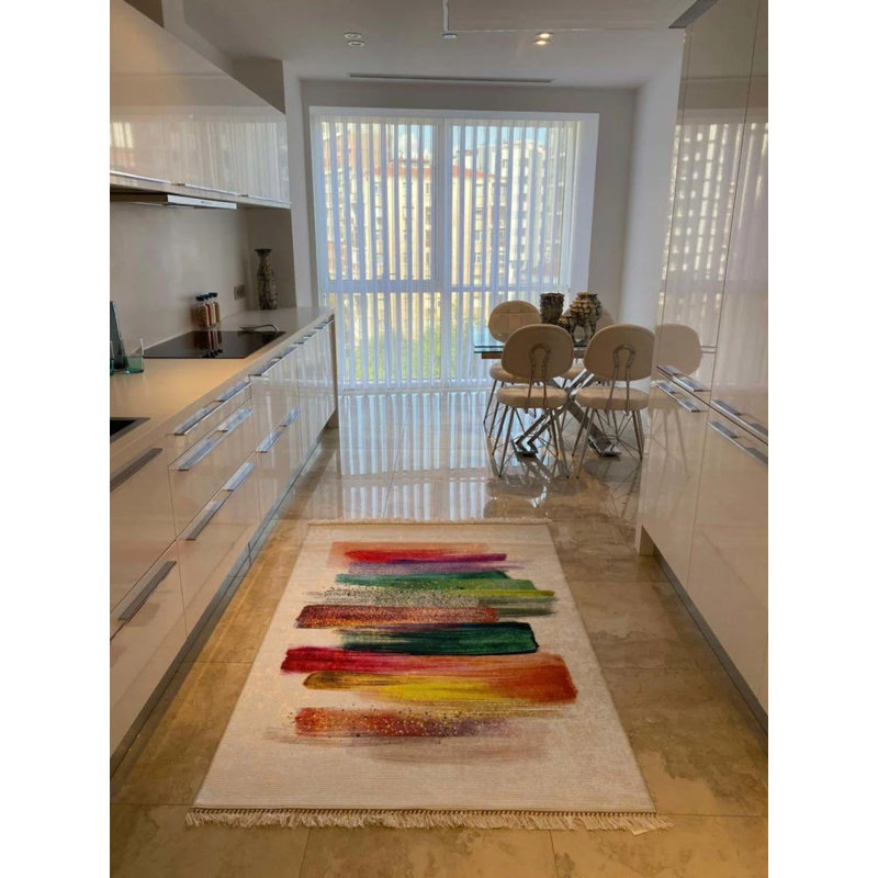 Tapis Lao avec envers antidérapant, Carré 2 pi 7 po x 2 pi 7 po