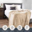 Jeté pour la décoration intérieure - Jeté en microfibre surdimensionné, léger et moelleux pour canapé, lit ou chaise et extra-chaud par Lavish Home-1723483140