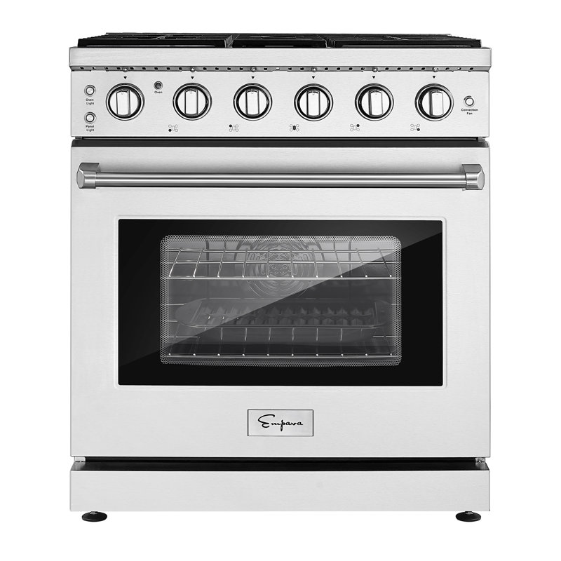 Empava 30" 4.5 Cubic Feet Natural Gas Free Standing Range