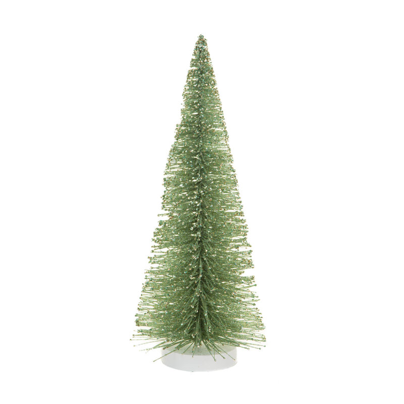 Green Wooden Base Decorative Tree