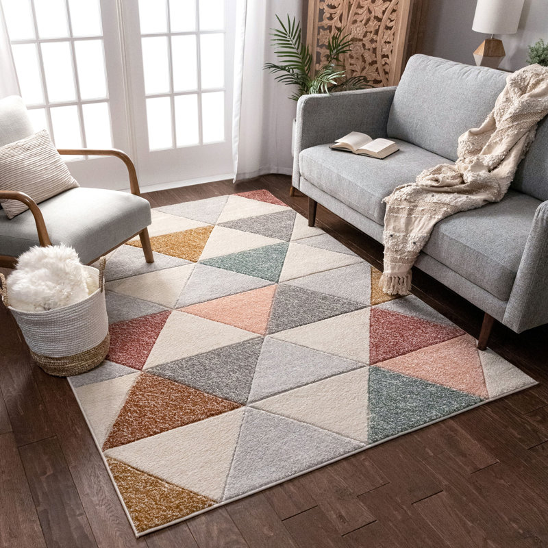 Alzado Geometric Area Rug, Rectangle 160cm x 220cm