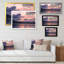 «Dramatic Clouds And Purple Sunset», reproduction sur toile-581850788-581850810