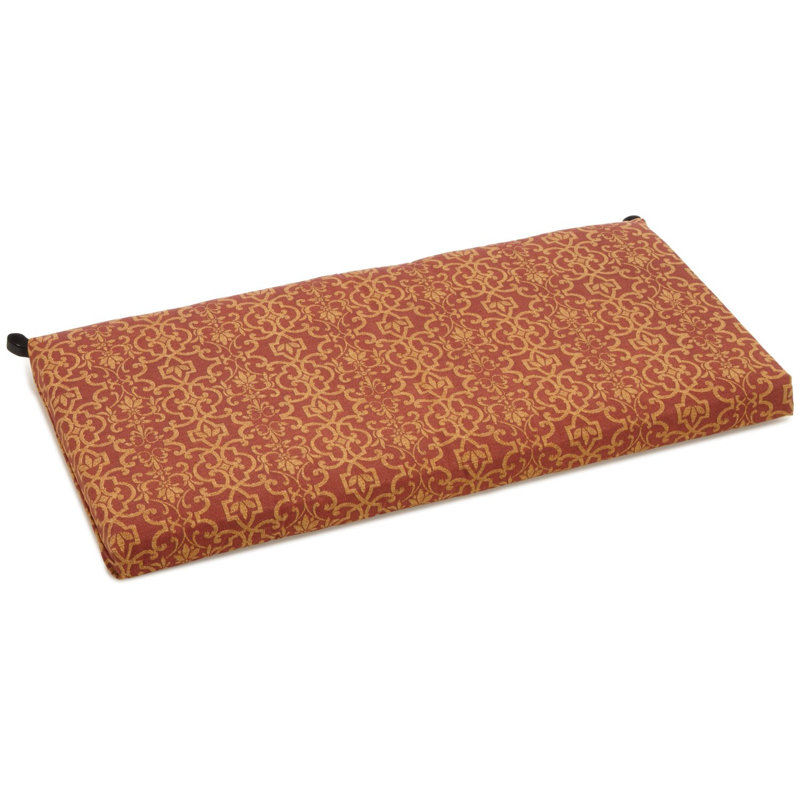 Outdoor 3'' Bench Seat Cushion, Vanya Paprika, 42" W x 19" D