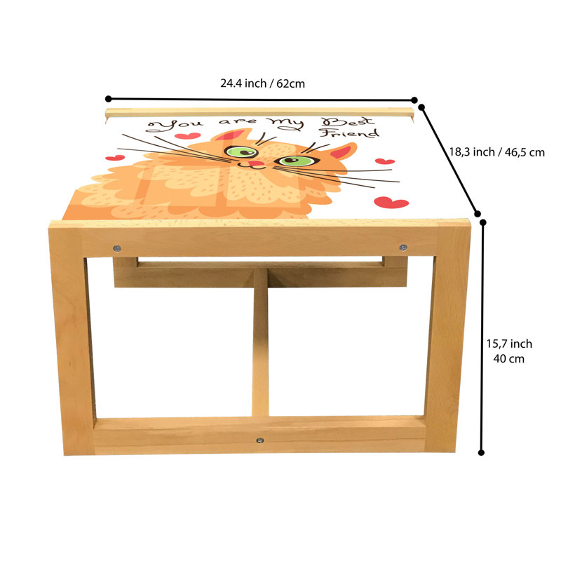Jahzarah Sled Coffee Table, 62cm H x 46cm W x 40cm D