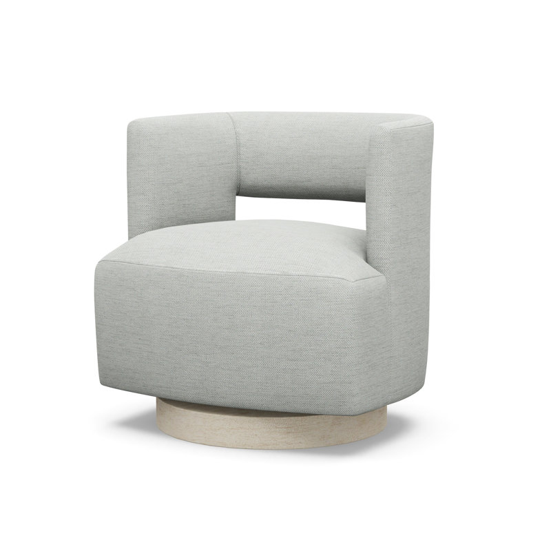 Crystle Swivel Barrel Chair, Sandstone, 8938-45