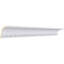 Moulure à œuf et à fléchettes Endurathane Artis, H 4 1/4 po x P 5 1/4 po x F 6 3/4 po x L 94 1/2 po, apprêtée en usine