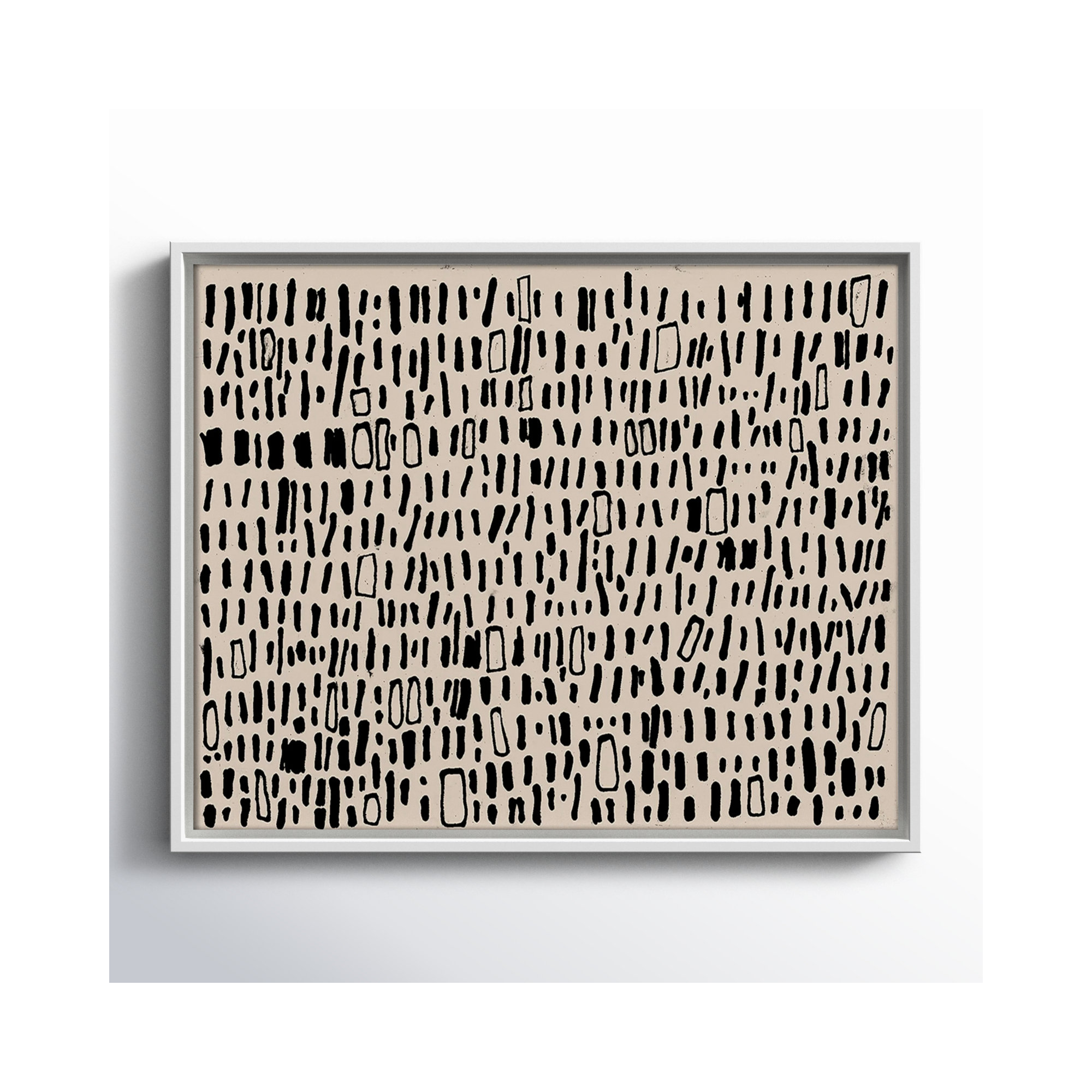 Timber Solid Wood Rectangle Acrylic Painting Print , 19.5" H x 25.5" W, White