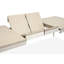 Table de salle à manger extensible rectangulaire avec 4 chaises et buffet-1679584430