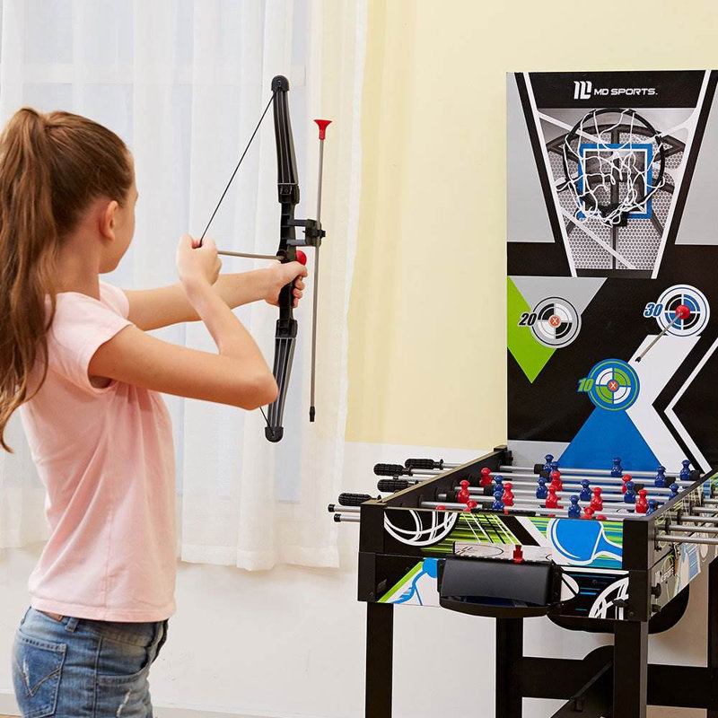 48-Inch Black and Green 12-in-1 Multi Game Table